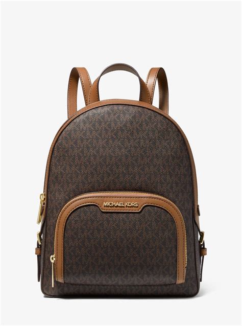 michael kors jaycee|jaycee medium logo backpack.